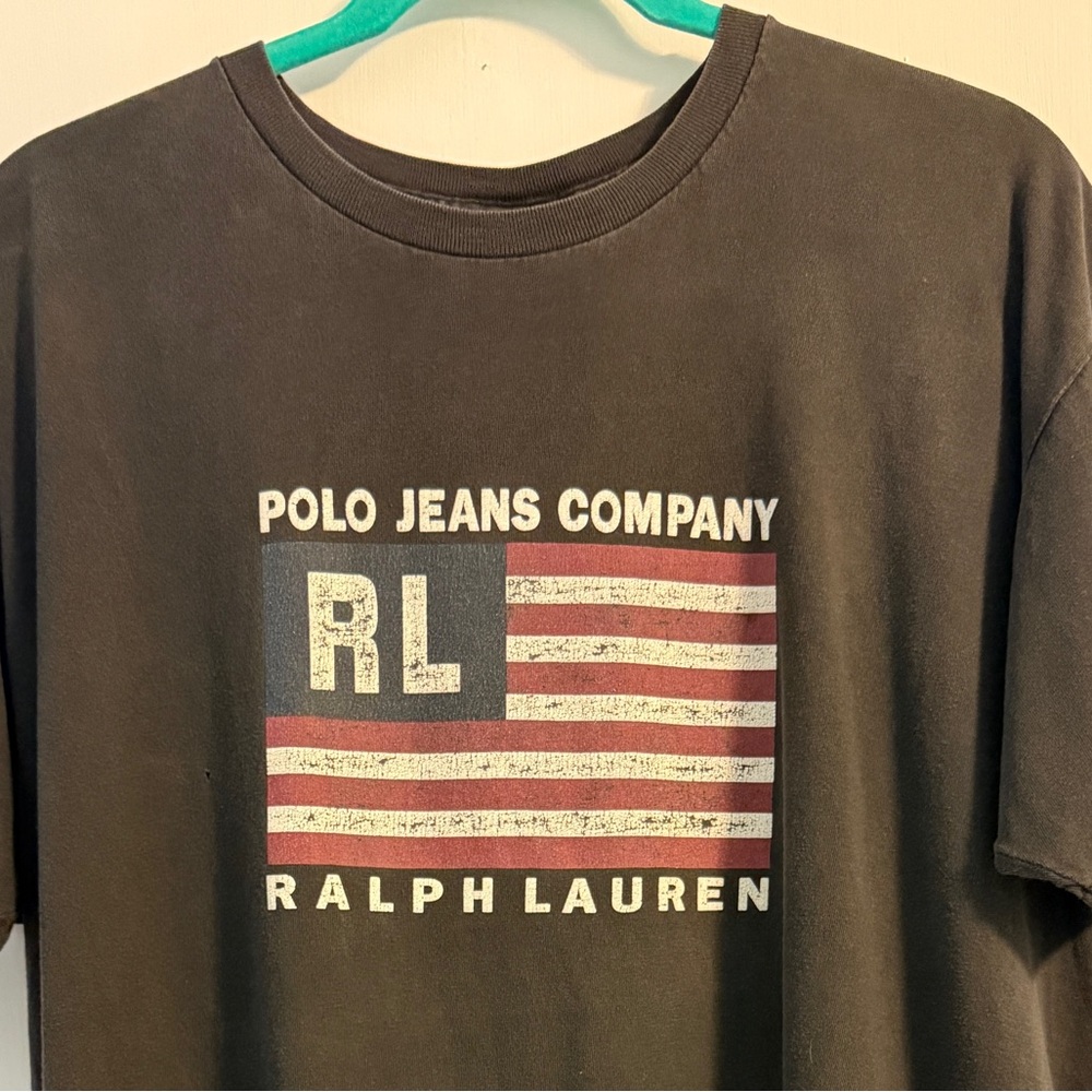 Ralph Lauren Polo Jeans Black Tee